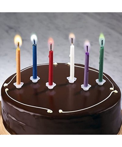 Colored Flame Birthday Candles - CE127YDWAUT $8.10 Cake Decorating Supplies