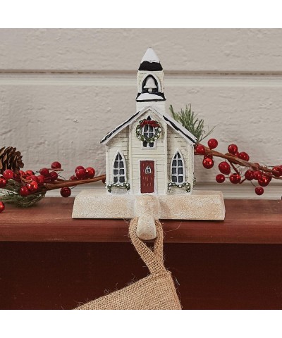 Church Stocking Hanger - Off-White - Snow White - CS18ODWW3AX $32.16 Stockings & Holders