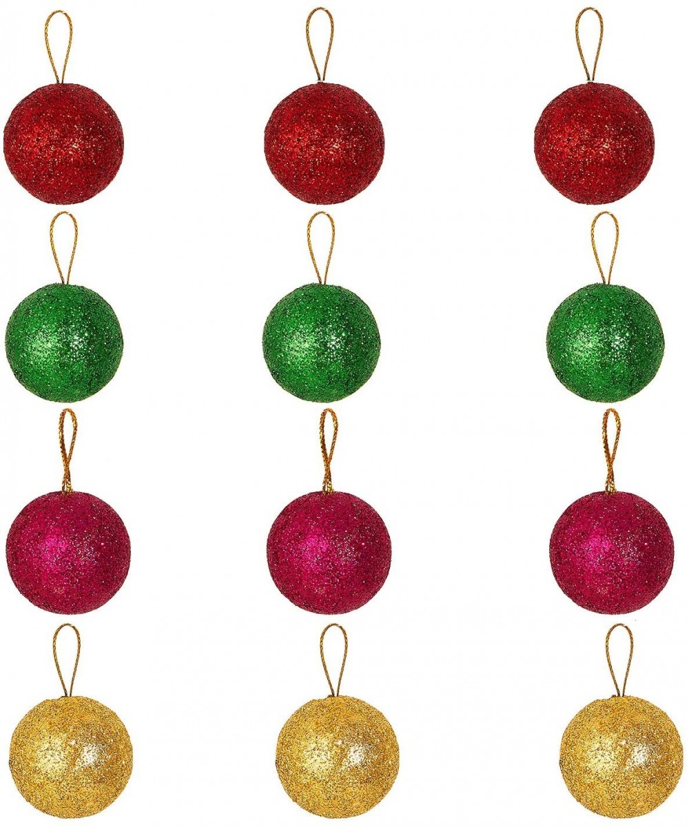 Christmas Tree Balls- 6-50PC Christmas Balls for Xmas Christmas Tree Theme Assorted Shatterproof Christmas Ball Ornament Set ...