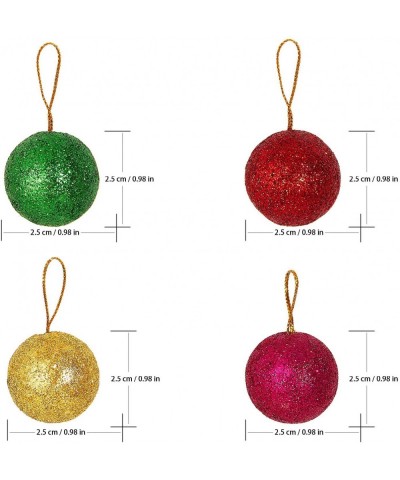 Christmas Tree Balls- 6-50PC Christmas Balls for Xmas Christmas Tree Theme Assorted Shatterproof Christmas Ball Ornament Set ...