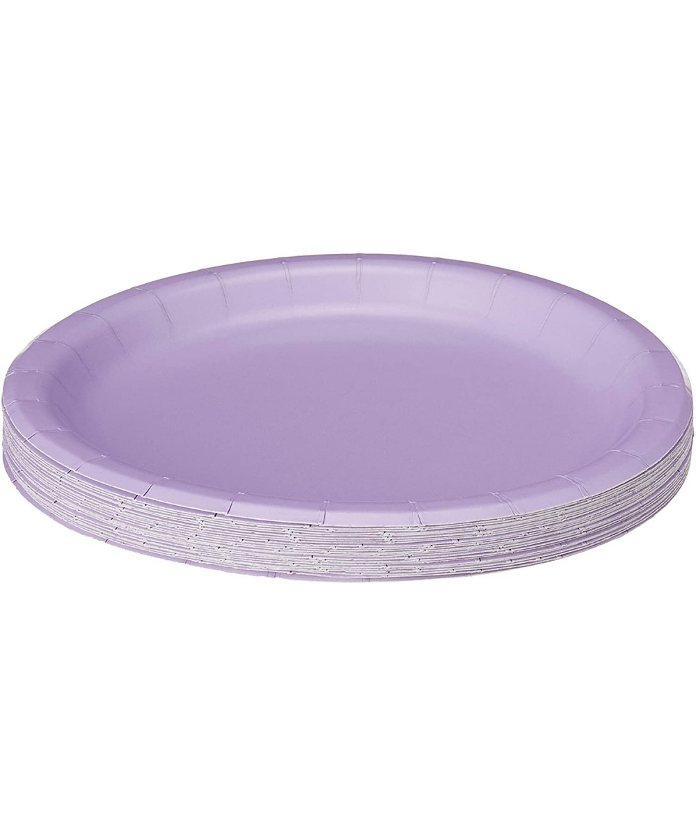 Touch of Color 24 Count Paper Lunch Plates- Luscious Lavender - Luscious Lavender - C7116NG71GN $5.05 Tableware