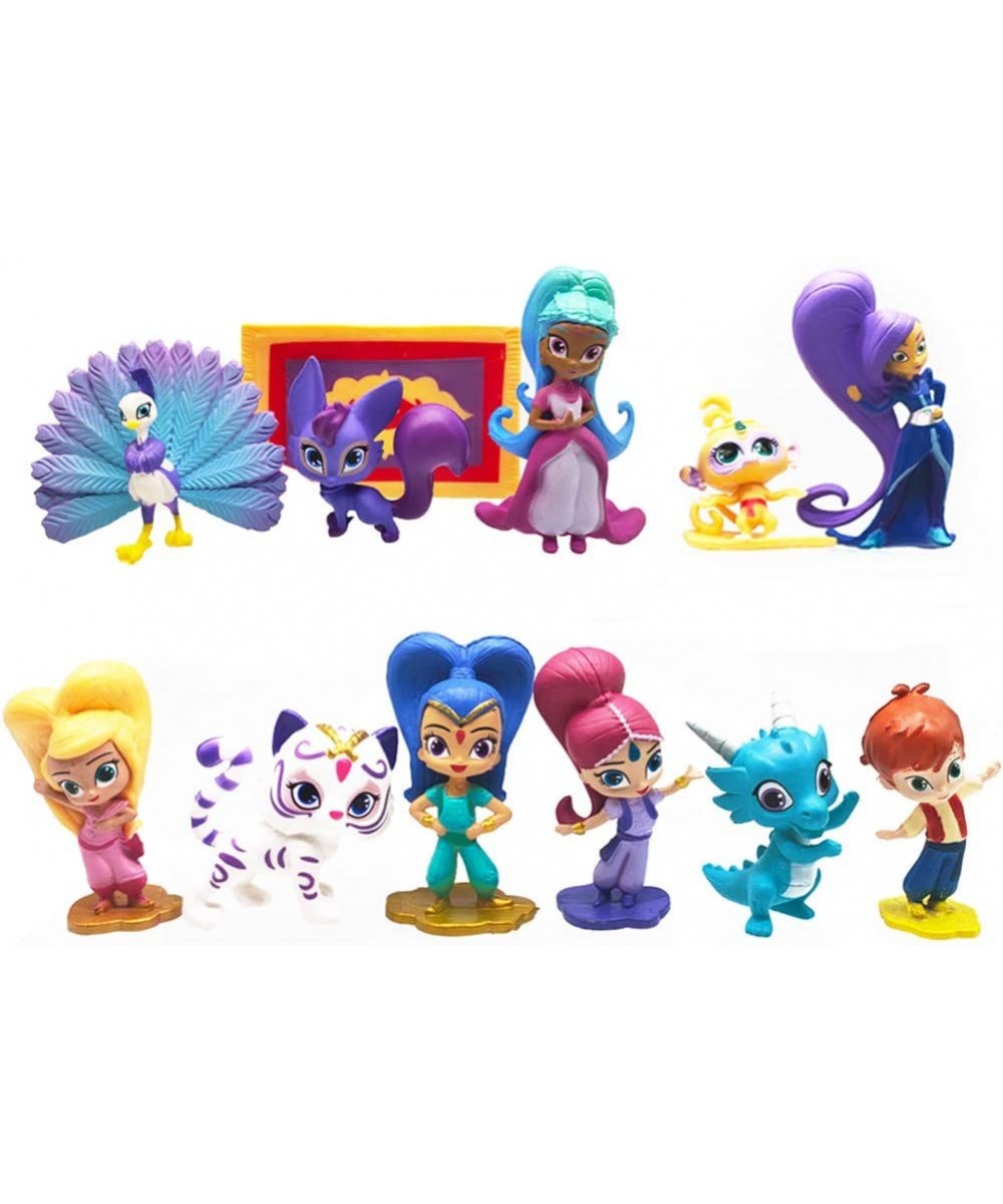 Passionate Girls Paradise Figure Playset 12pcs Popular Movie Characters Toy Cake Toppers Party Supplies Birthday Decorations ...