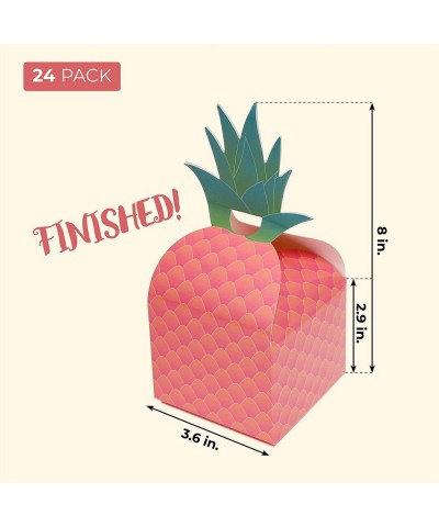 24-Pack Tropical Pineapple Party Favor Treat Gift Boxes- 3.5 x 3 Inches - CZ18LH4YRTZ $8.72 Favors