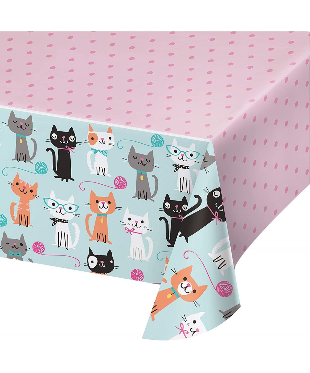 Cat Party Plastic Tablecloths- 3 ct - CE18NGX6OKD $13.47 Tablecovers