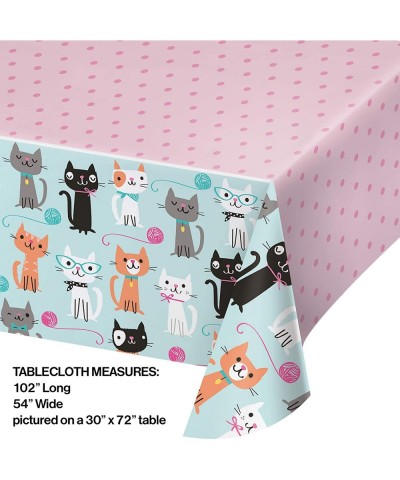 Cat Party Plastic Tablecloths- 3 ct - CE18NGX6OKD $13.47 Tablecovers