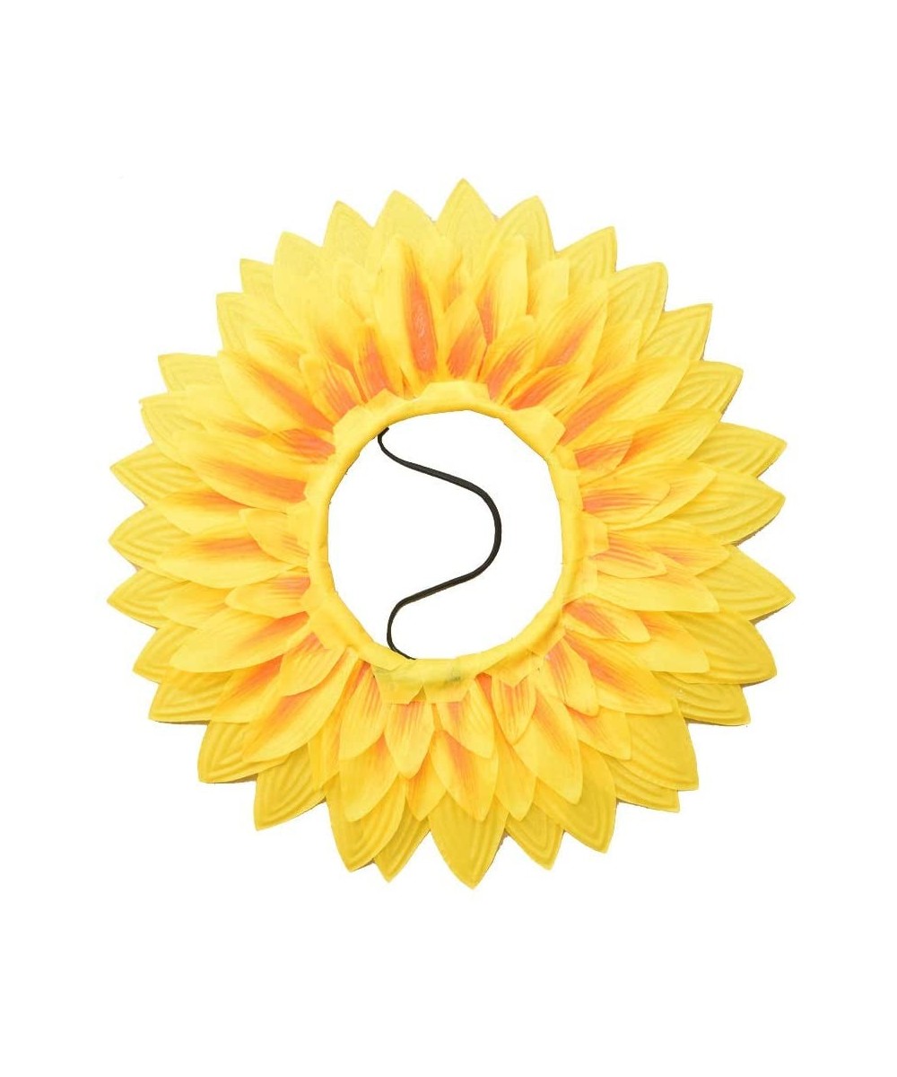 Festivous Wishel Sunflower Costume Head for Kids and Adults Yellow Petals Headband Party Decorations Photo Props Doll Costume...