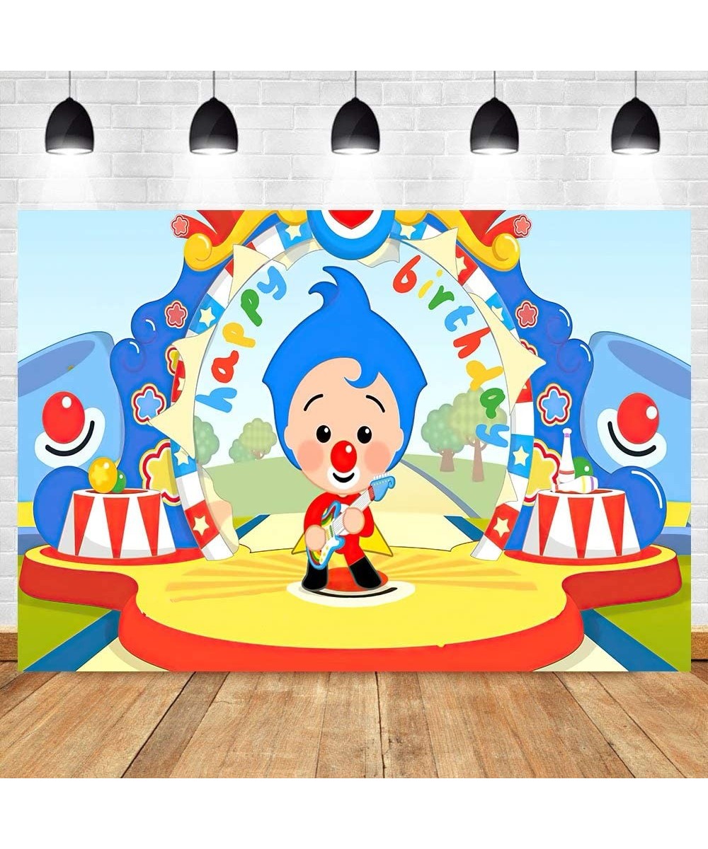 Payaso Plim Plim Party Decorations Birthday Party Backdrop Photograph Cartoon Backdrop Plim Plim Baby Shower Booth Prop Vinyl...