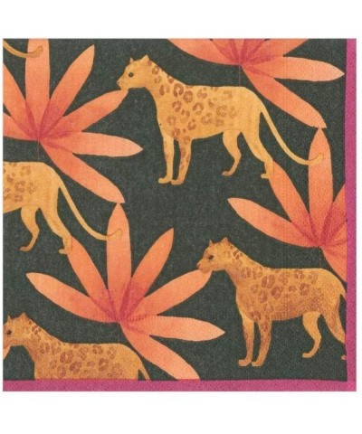 Panthera Paper Cocktail Napkins in Fuchsia- Pack of 20 - Fuchsia - CP1967290C5 $8.20 Tableware