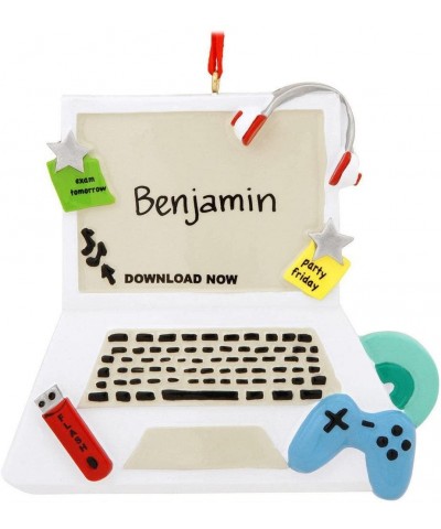 8313 Teenage Computer Hand Personalized Christmas Ornament - CI118T89WJR $15.89 Ornaments