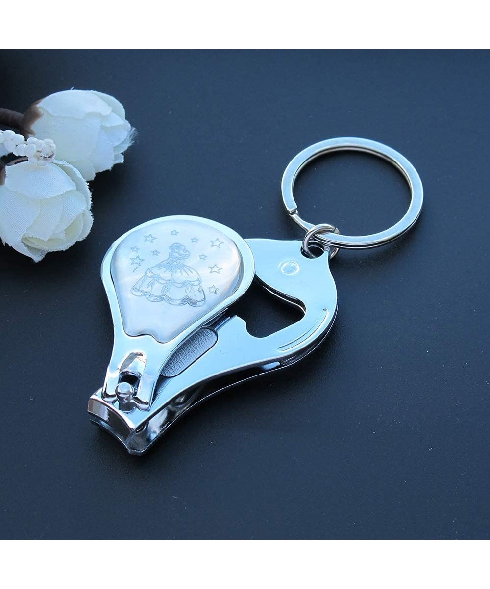 Princess Theme Party Favor (12PCS) Quinceañera Nail Clipper Bottle Opener Keychain Sw 15 Birthday Gift with Organza Gift Bag ...