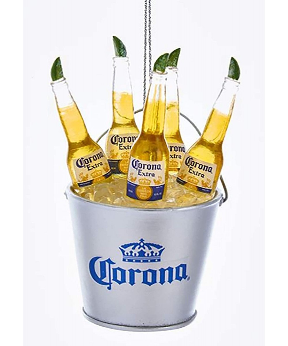 Corona Bottles in Ice Bucket Christmas Ornament - C91824ZKYLQ $7.19 Ornaments