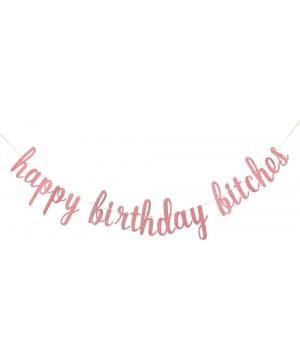 Happy Birthday Bitches Banner for 10th 13th 30th 40th 29th Birthday Bunting Anniversary Birthday Banner Party Decoration Supp...