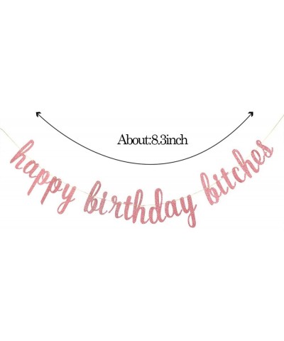 Happy Birthday Bitches Banner for 10th 13th 30th 40th 29th Birthday Bunting Anniversary Birthday Banner Party Decoration Supp...