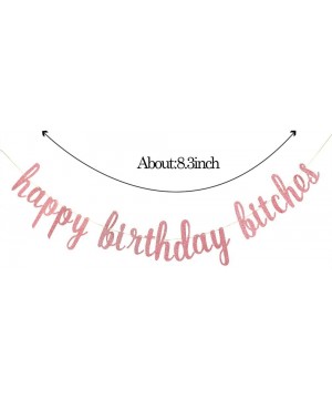 Happy Birthday Bitches Banner for 10th 13th 30th 40th 29th Birthday Bunting Anniversary Birthday Banner Party Decoration Supp...