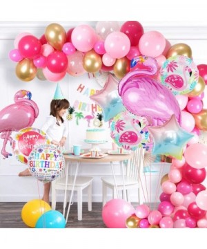 8pcs Flamingos Balloons Party Supplies- 42"Flamingos Balloons Mylar Balloon for 1st Birthday Balloon Bouquet Decorations- Bab...