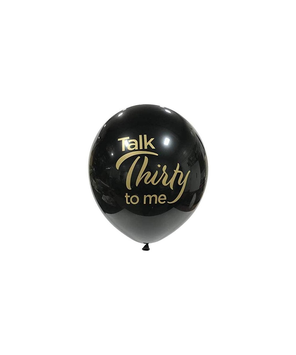 Talk Thirty to Me - Party Balloons - 30th Birthday Balloons - Funny Balloons - CL19EM4N4H8 $5.47 Balloons