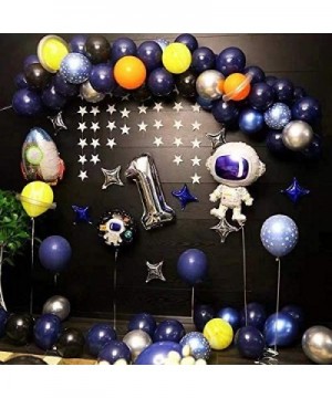 Outer Space Party Balloons 70 Pack Latex Balloons And Rocket Balloon Astronaut Balloon Space Party Supply Set For Birthday Pa...