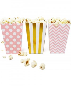 Mini Popcorn & Candy Favor Boxes for Birthday- Bridal and Baby Shower- All Parties & Events in Polka Dot- Chevron- and Stripe...