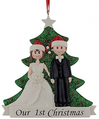Christmas Wedding Couple Ornament Personalized for Christmas Tree Decoration - Free Customization - With Words - CO18IYNXZDN ...