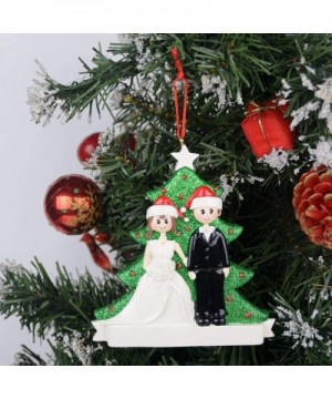 Christmas Wedding Couple Ornament Personalized for Christmas Tree Decoration - Free Customization - With Words - CO18IYNXZDN ...