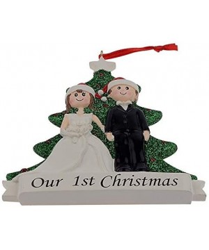 Christmas Wedding Couple Ornament Personalized for Christmas Tree Decoration - Free Customization - With Words - CO18IYNXZDN ...