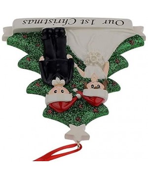 Christmas Wedding Couple Ornament Personalized for Christmas Tree Decoration - Free Customization - With Words - CO18IYNXZDN ...