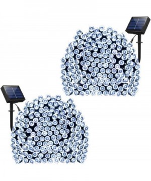 2 Pack Solar String Lights 72ft 22m 200 LED 8 Modes Solar Powered Xmas Outdoor Lights Waterproof Starry Christmas Fairy Light...