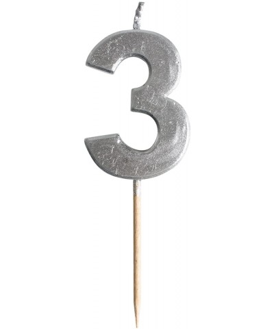 Number 3 Birthday Celebration Candle - C518CKG2SX3 $5.17 Birthday Candles
