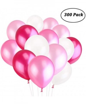 300PCS Magic Latex Balloons with Pump Weddings Birthdays Clowns Party Decorations White Pink Red - CV18I6HXCN0 $14.31 Balloons