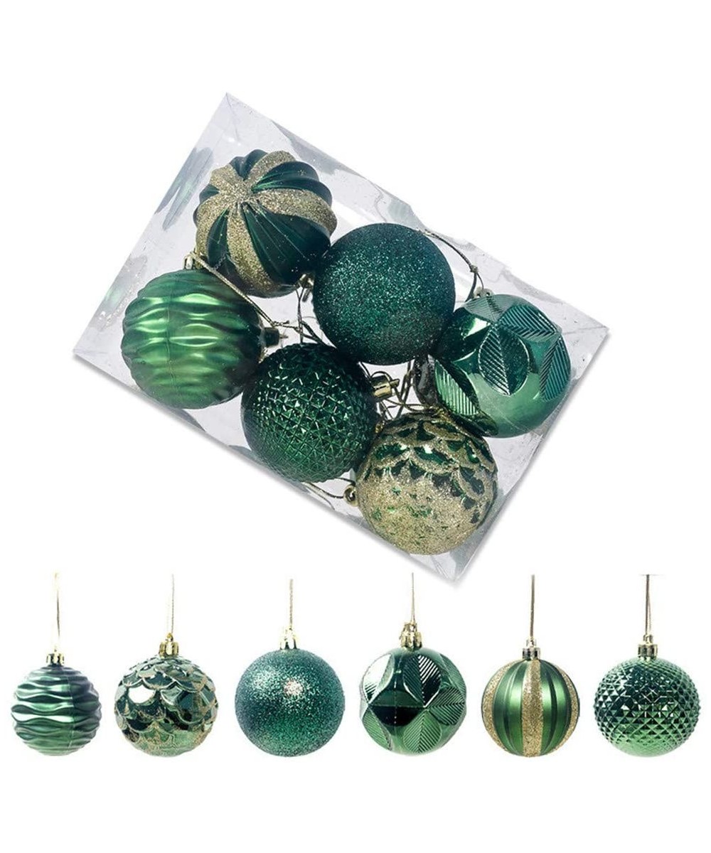 12pcs Christmas Balls Ornaments Set for Xmas Tree - Shatterproof Christmas Tree Decorations Hanging Ball - Green/Silver/Gold/...