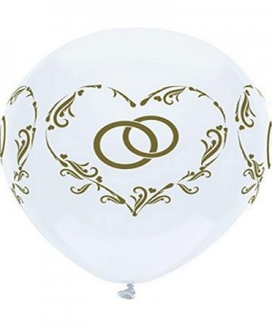 Printed Latex Balloons- 12-Inch- Interlocked Rings - Interlocked Rings - CA17Z2D2QKK $6.65 Balloons