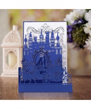YoTelim 25PCS Wedding Invitations 3D Laser Cut Cards Hollow Design with Blank Inner Sheets and Envelopes for Bridal Invitatio...