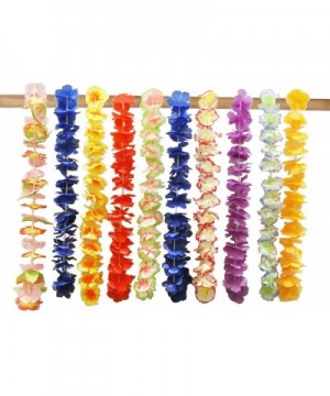 Toy 60 Counts Tropical Hawaiian Luau Flower Lei Party Favors (5 Dozen) - C318T32250H $10.24 Party Favors