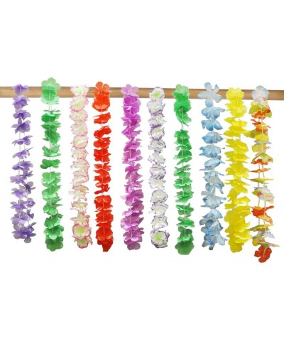 Toy 60 Counts Tropical Hawaiian Luau Flower Lei Party Favors (5 Dozen) - C318T32250H $10.24 Party Favors