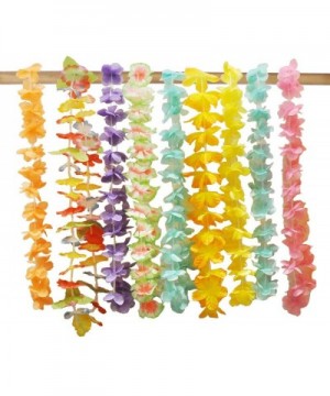 Toy 60 Counts Tropical Hawaiian Luau Flower Lei Party Favors (5 Dozen) - C318T32250H $10.24 Party Favors