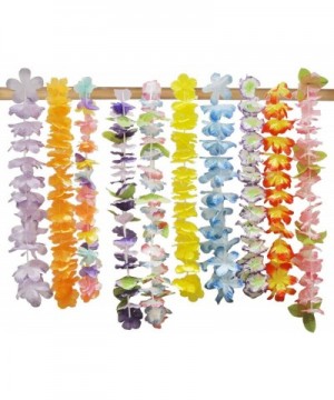 Toy 60 Counts Tropical Hawaiian Luau Flower Lei Party Favors (5 Dozen) - C318T32250H $10.24 Party Favors