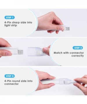 Bluetooth APP Smart Controller Only for 12.5x23mm LED RGB Neon Rope Lights- Indoor iOS & Android LED Controller Power Adapter...