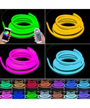 Bluetooth APP Smart Controller Only for 12.5x23mm LED RGB Neon Rope Lights- Indoor iOS & Android LED Controller Power Adapter...