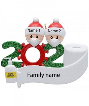 Personalized 2-5 Family Members Name Christmas Tree Hanging Ornament Kit- 2020 Family Customized Christmas Decorating Tree Ho...