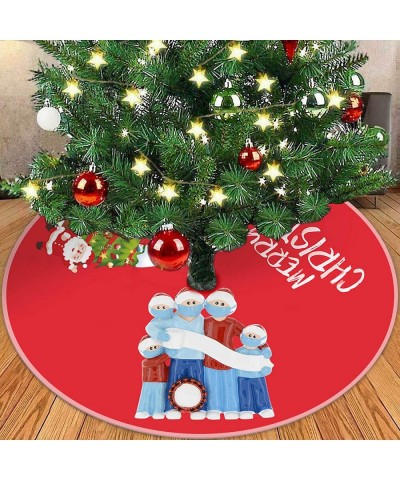 Christmas Tree Skirt Diameter 90cm Decorations Home Mat Holiday Party Ornaments Decoration 2020 Family Member - D-5 - CC19KAE...