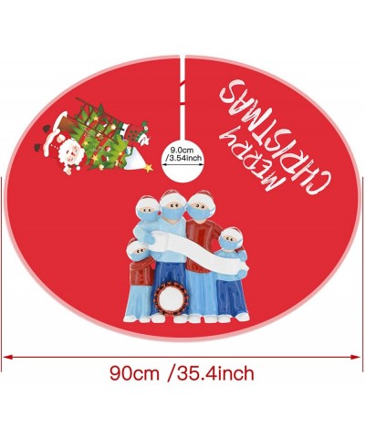 Christmas Tree Skirt Diameter 90cm Decorations Home Mat Holiday Party Ornaments Decoration 2020 Family Member - D-5 - CC19KAE...