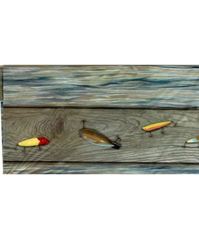 Gone Fishin' Table Cover (54" x 108" Plastic) Water and Tear Resistant- Gone Fishin' Party Collection - 54" X 108" Table Cove...