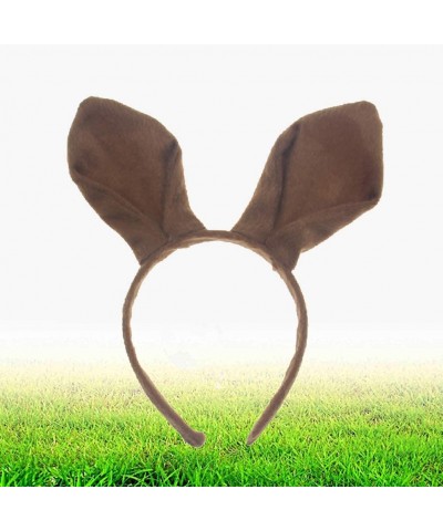 Kangaroo Ears Headband Rabbit Bunny Kangaroo Costume Cosplay Party Favors for Kids (Brown) - CU18TZKNW7D $5.08 Party Favors