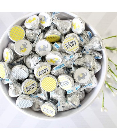 Yellow Elephant Baby Shower Favor Stickers - 180 Labels - CX12IRNIIEN $5.08 Favors