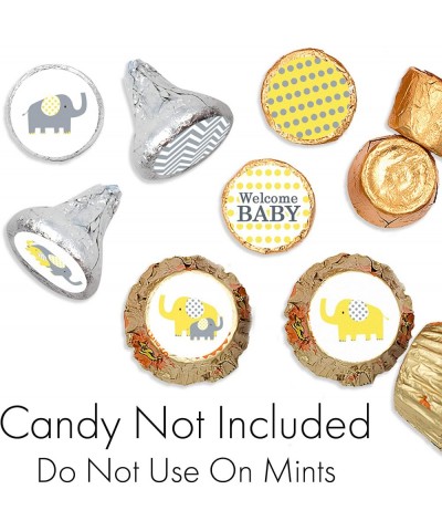 Yellow Elephant Baby Shower Favor Stickers - 180 Labels - CX12IRNIIEN $5.08 Favors