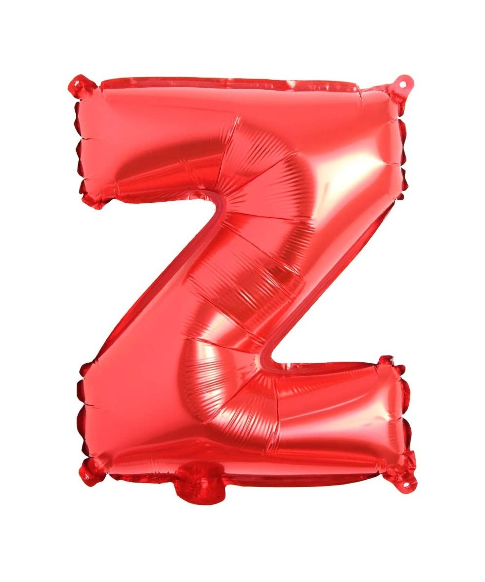 16" inch Single Red Alphabet Letter Number Balloons Aluminum Hanging Foil Film Balloon Wedding Birthday Party Decoration Bann...