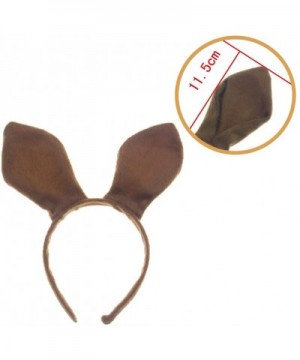 Kangaroo Ears Headband Rabbit Bunny Kangaroo Costume Cosplay Party Favors for Kids (Brown) - CU18TZKNW7D $5.08 Party Favors