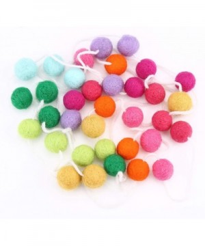 36PC 9.8 Feet Felt Wool Balls Garland 4/5 Inch Hanging String Kit for Christmas Tree Garland Holiday Decoration Birthday Wedd...