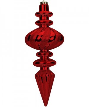 WL-FIN-11-RE 11" Red Finial Ornament - CV189D7I6DG $9.23 Ornaments