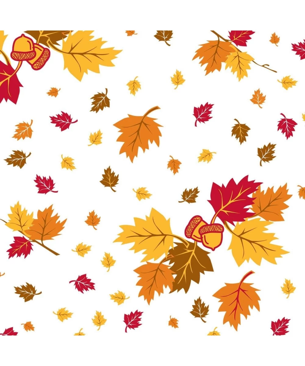 Heavy Duty Printed Plastic Table Cover Available in 44 Colors- 54" x 108"- Autumn Leaves - Autumn Leaves - CX11DGD8BG5 $9.24 ...